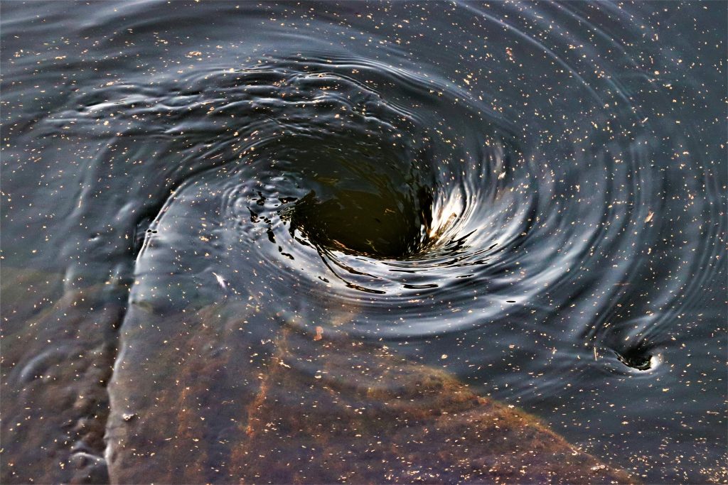 The gaping vortex in this Texas lake is big enough to suck in a